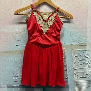 Weissman 10922 Holiday Christmas Nutcracker Ballet Dress Dance Costume Red Gold